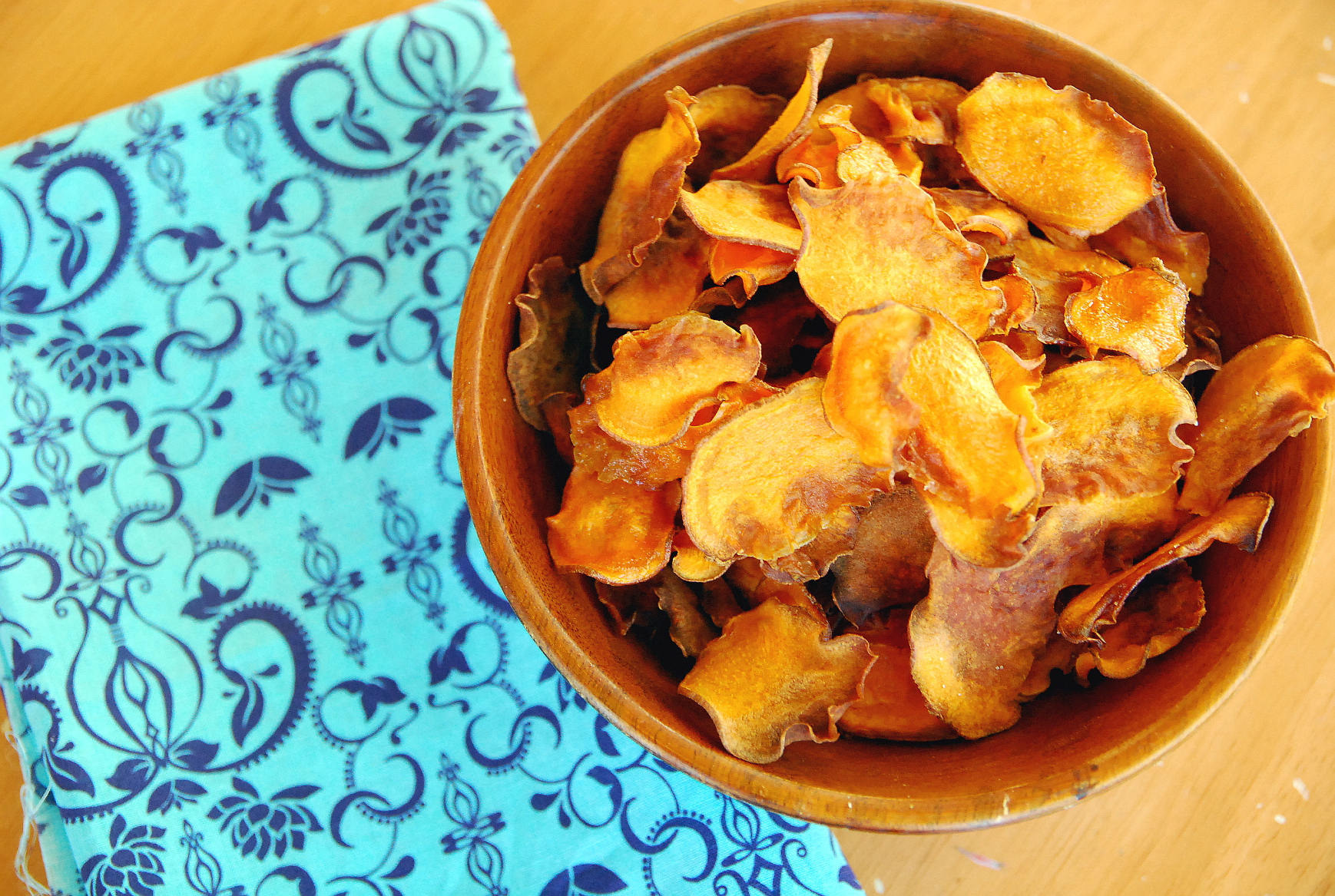 Speedy Homemade Sweet Potato Chips