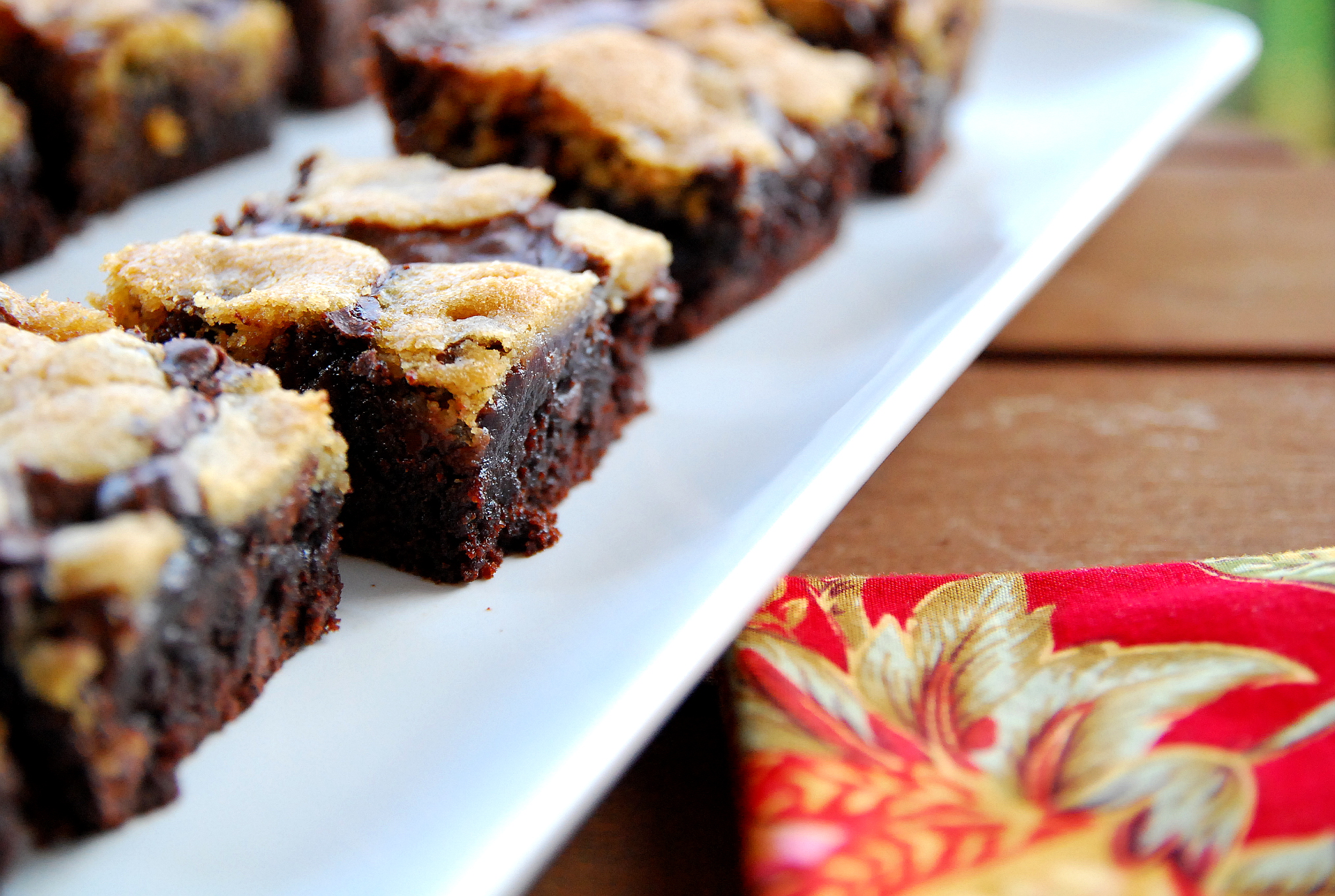 Cookie-Topped Brownies