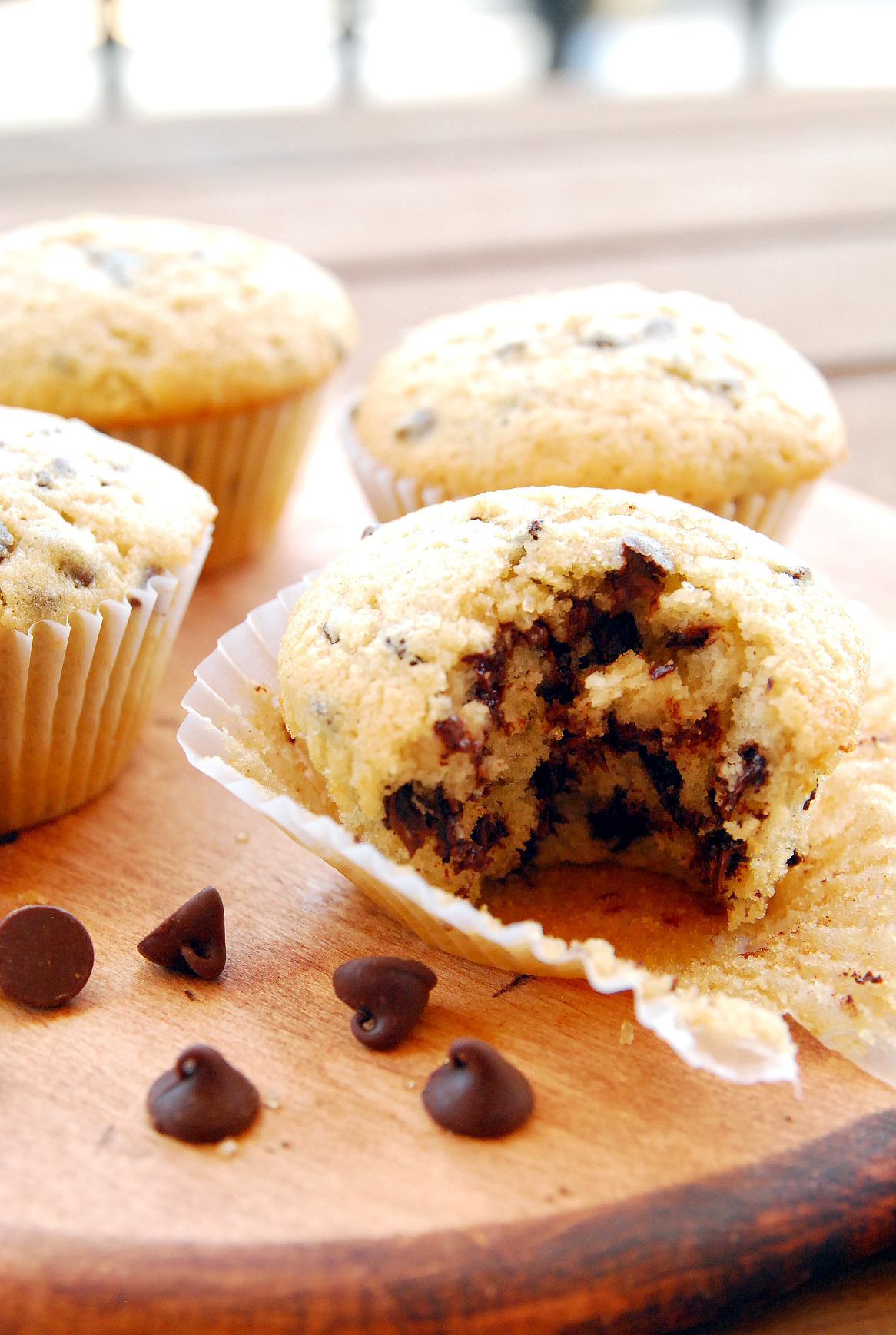 The Best Darn Chocolate Chip Muffins Ever