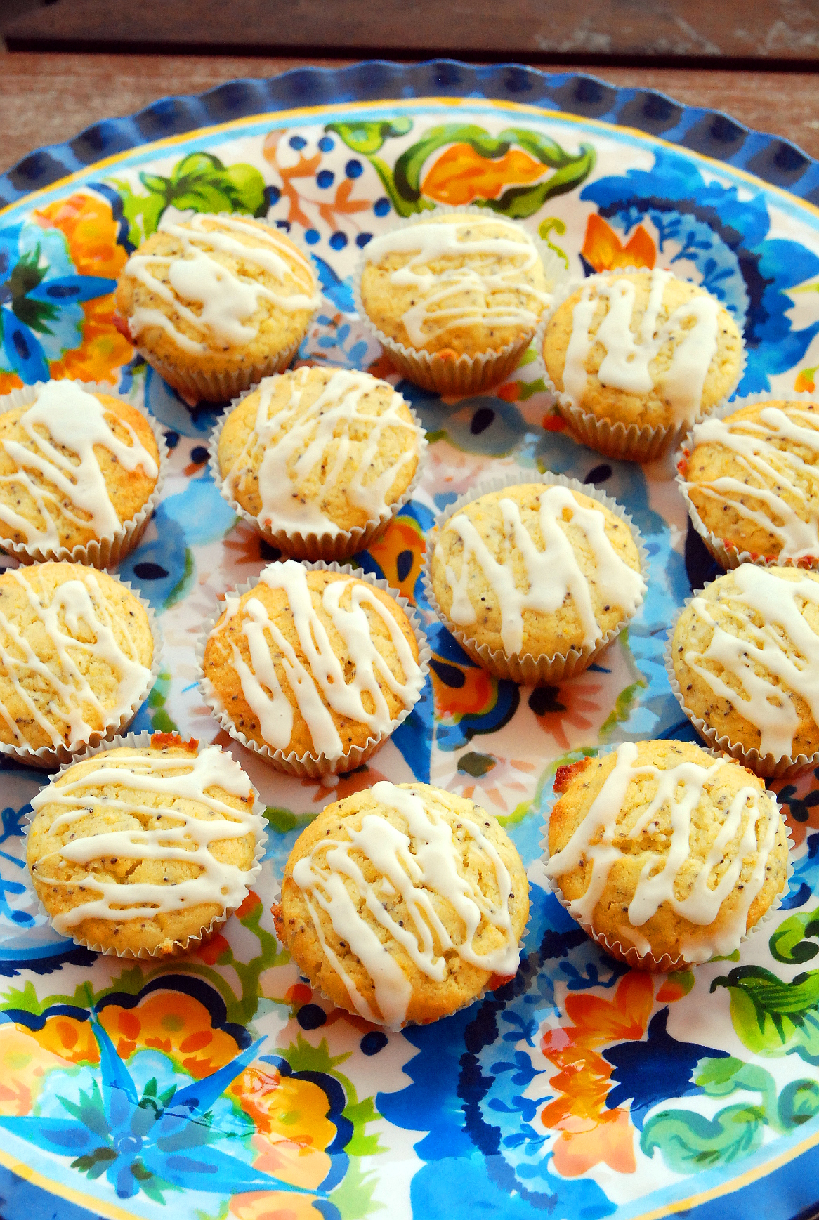 Lemon chia seed muffins