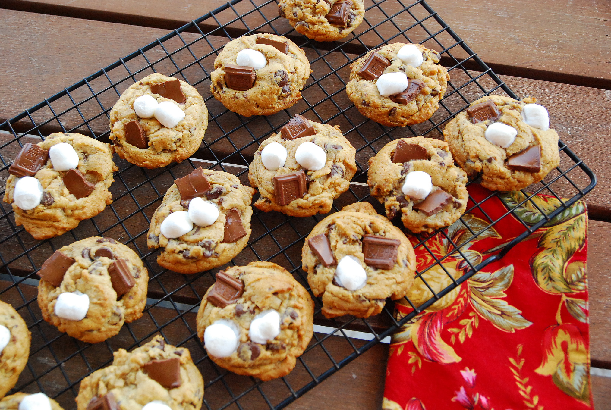 S’mores Pudding Cookies
