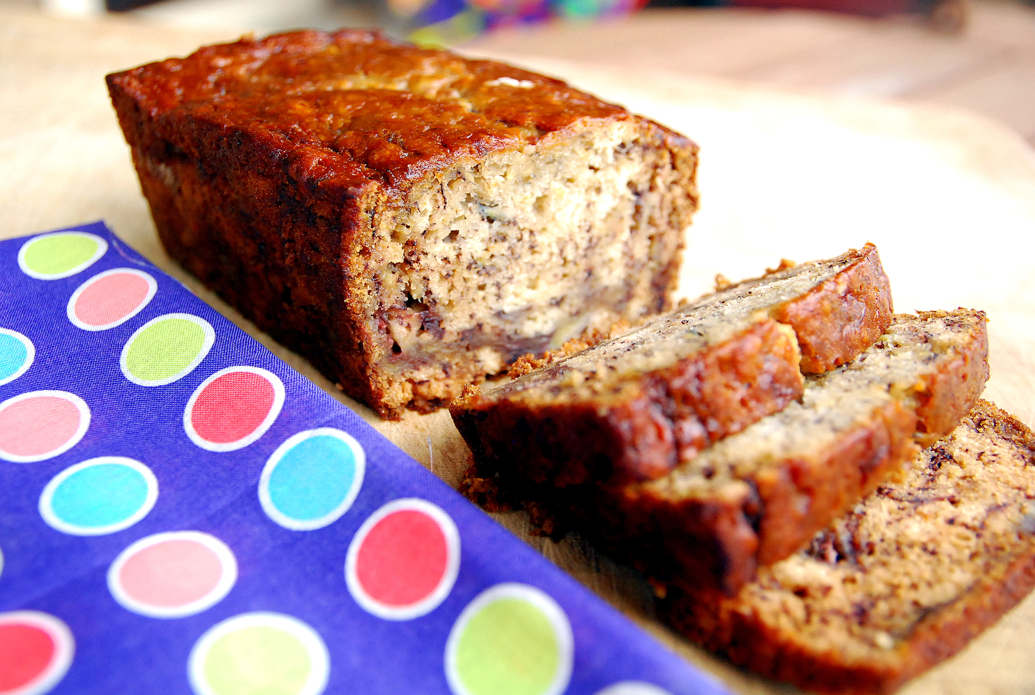 One-handed, one-bowl banana bread