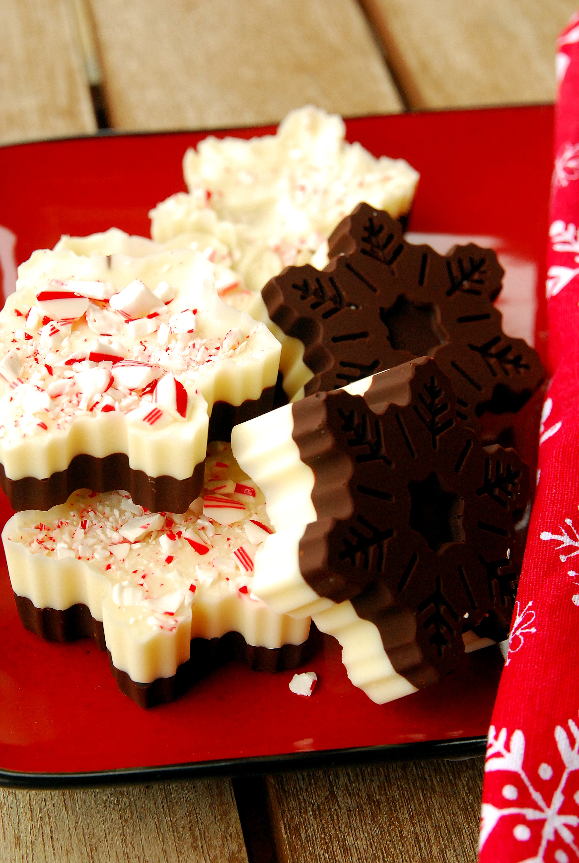 Holiday Cookie Countdown: Snowflake Peppermint Bark