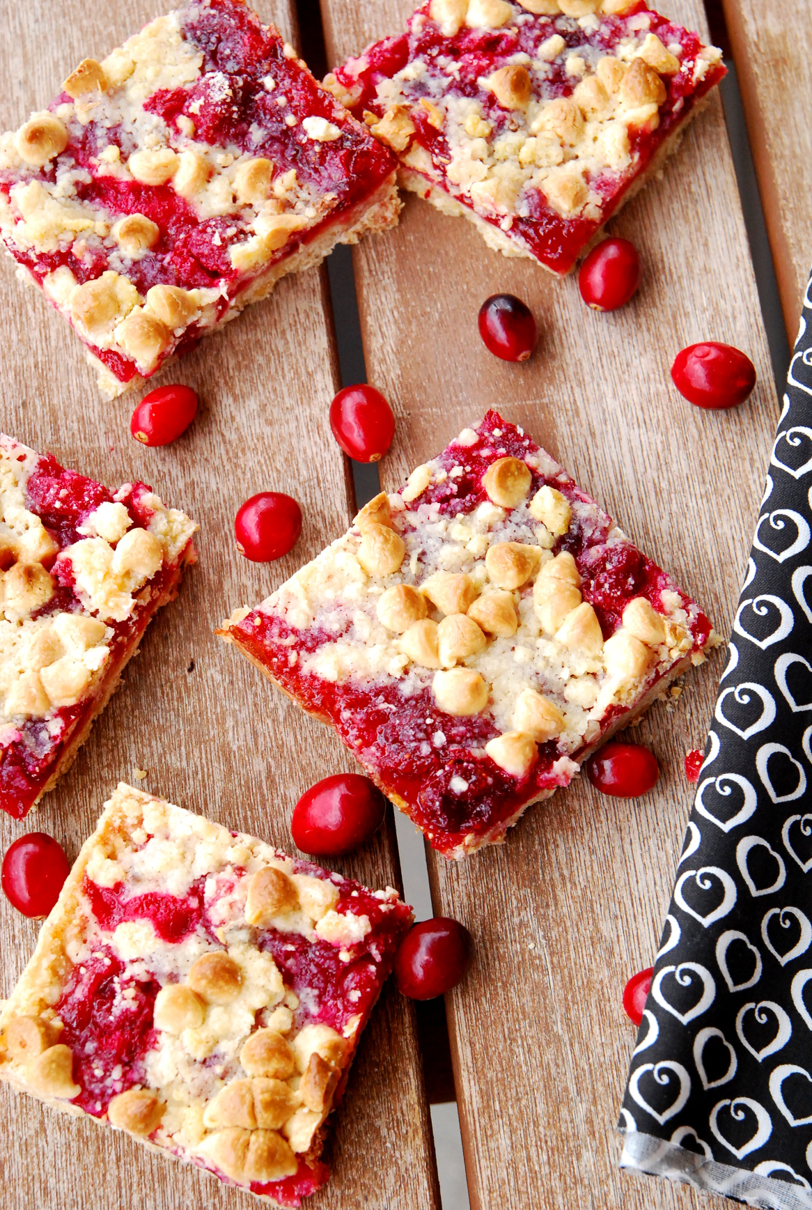 Holiday Cookie Countdown: White Chocolate Cranberry Crumb Bars