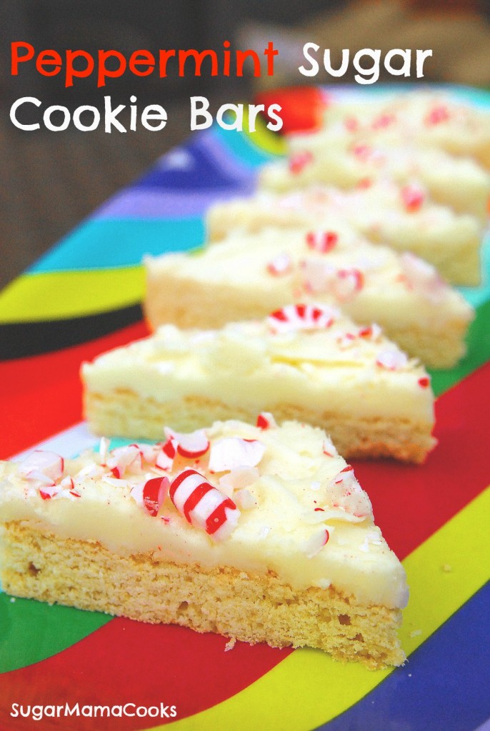 Holiday Cookie Countdown: Peppermint Sugar Cookie Bars